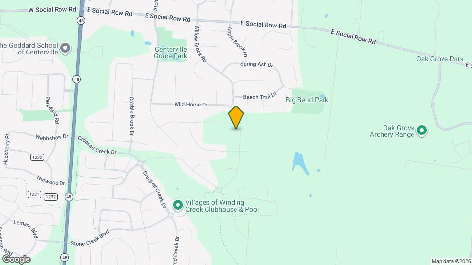 1039 Fairwater Springs Dr Map and Location Details