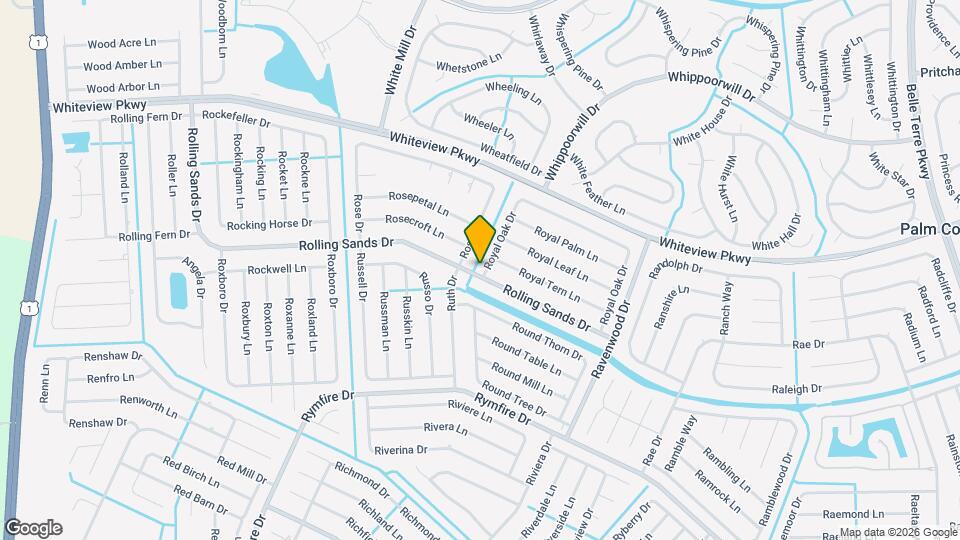 1 Royal Oak Dr Map and Location Details