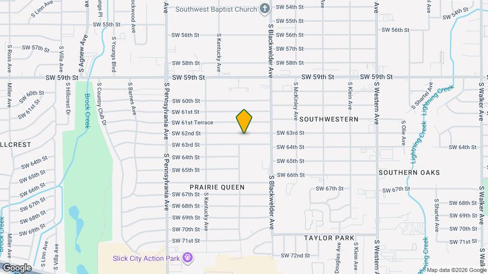 1344 SW 62nd St Map and Location Details