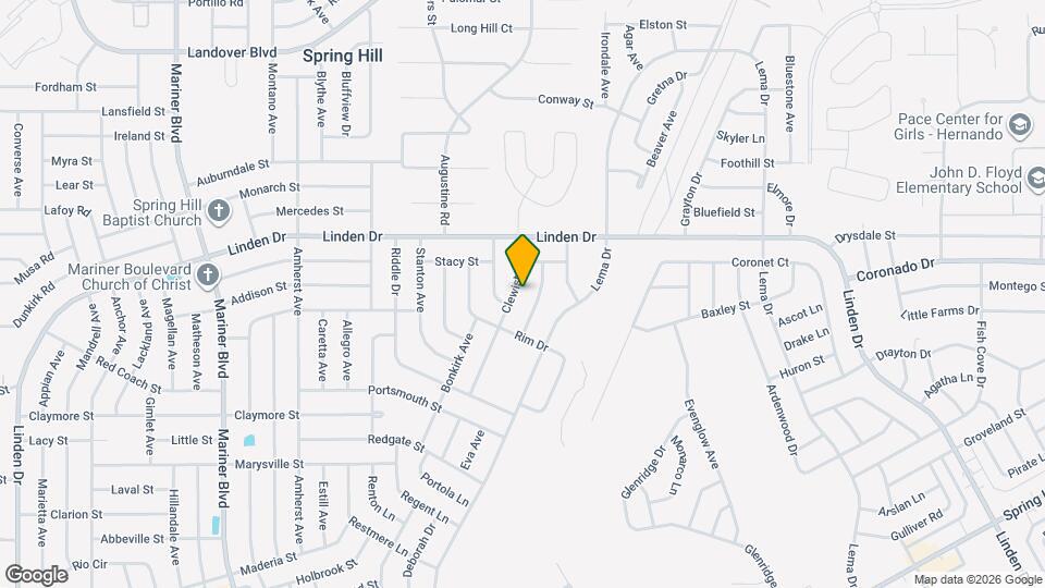 3028 Clewiston St Map and Location Details