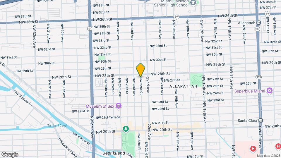 2717 NW 22nd Ct Map and Location Details