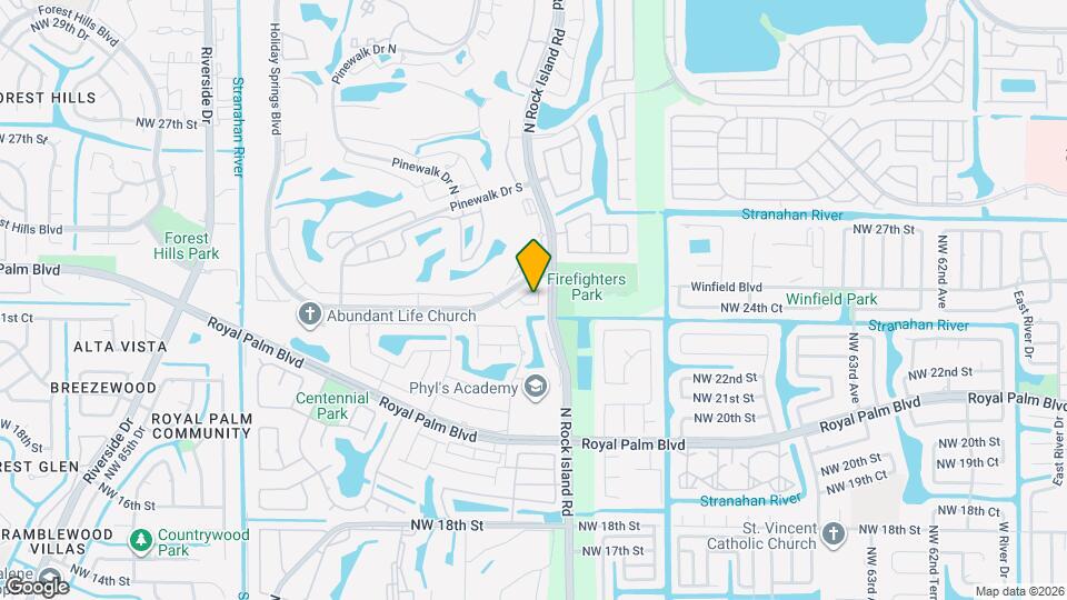 7251 NW 24th Ct Map and Location Details