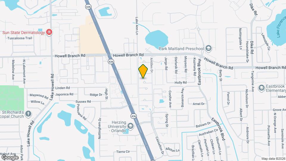 2507 Windward Way Map and Location Details