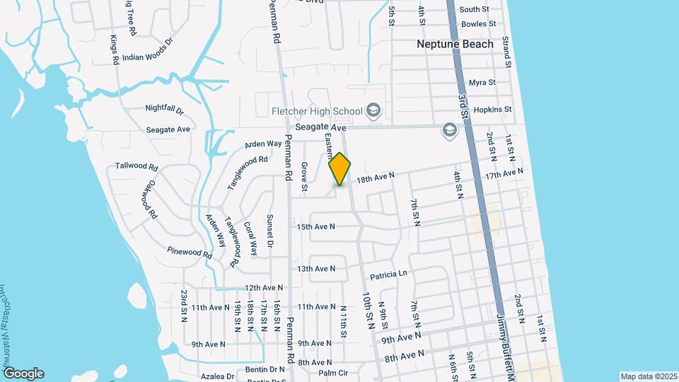 1811 Eastern Dr Map and Location Details