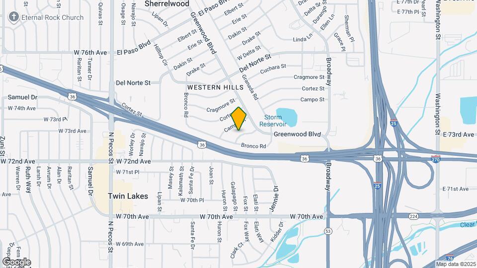 661 Bountiful Ct Map and Location Details