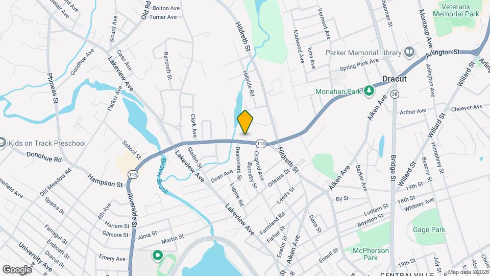242 Pleasant St, Unit 242 pleasant st, Dracut Map and Location Details