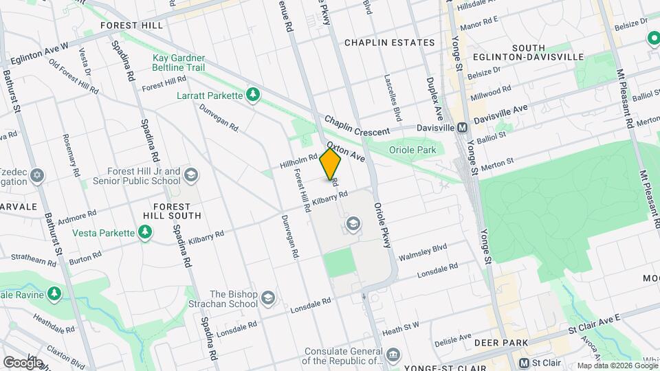734 Avenue Rd Map and Location Details