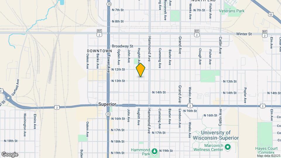 1222-1230 Hughitt Ave Map and Location Details