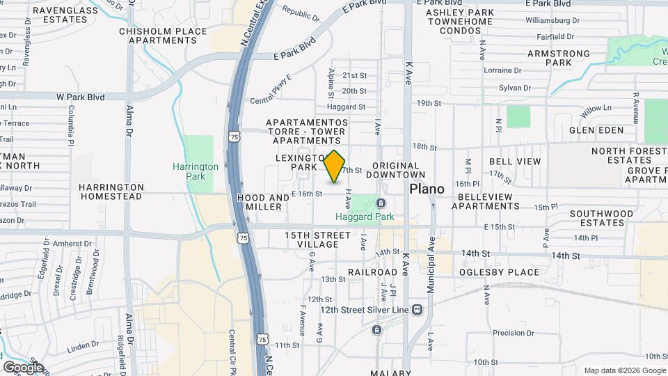 815 E 16th St Map and Location Details