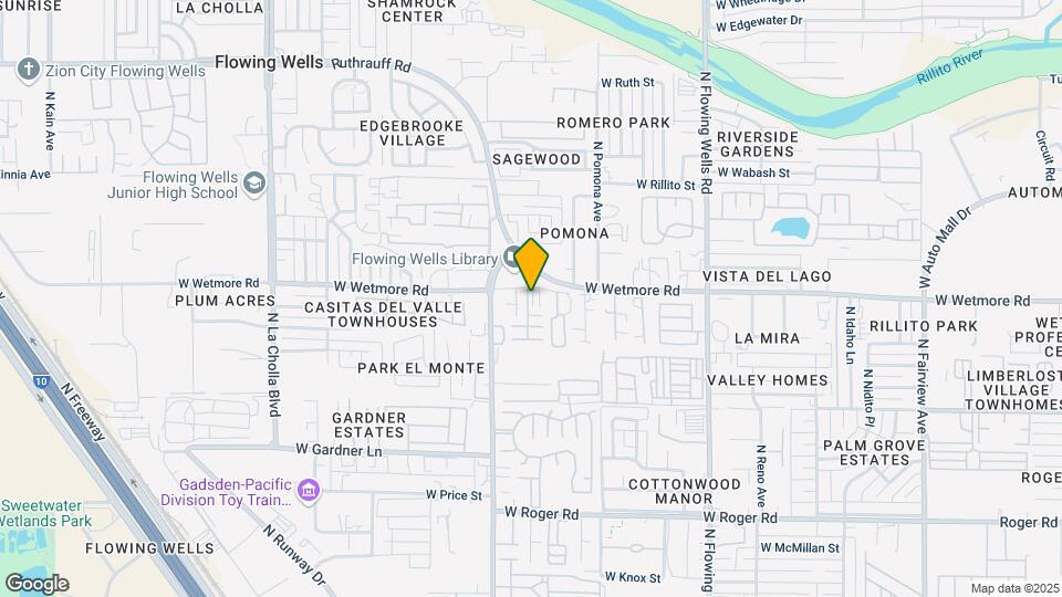 1725 West Wetmore Road Apartments Map and Location Details