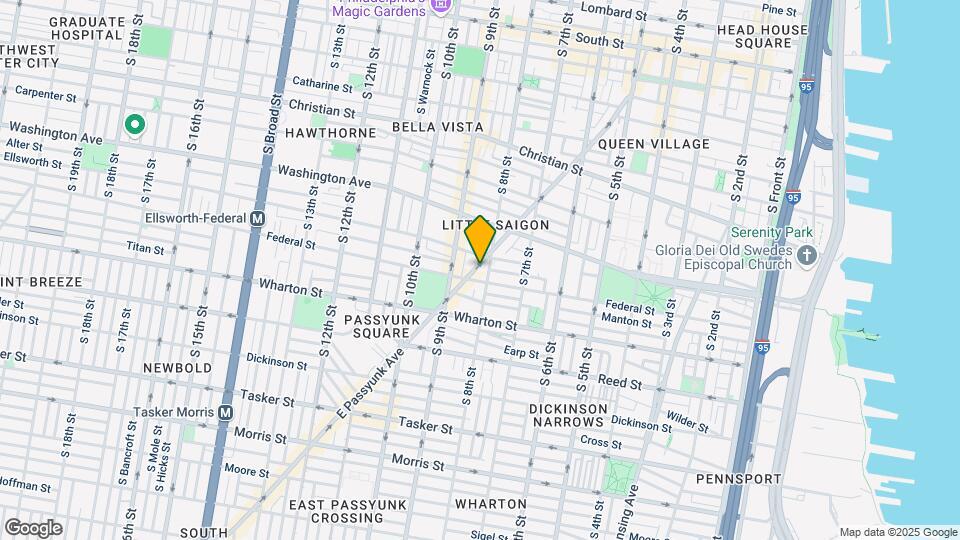 1169 E Passyunk Ave, Unit 1B Map and Location Details