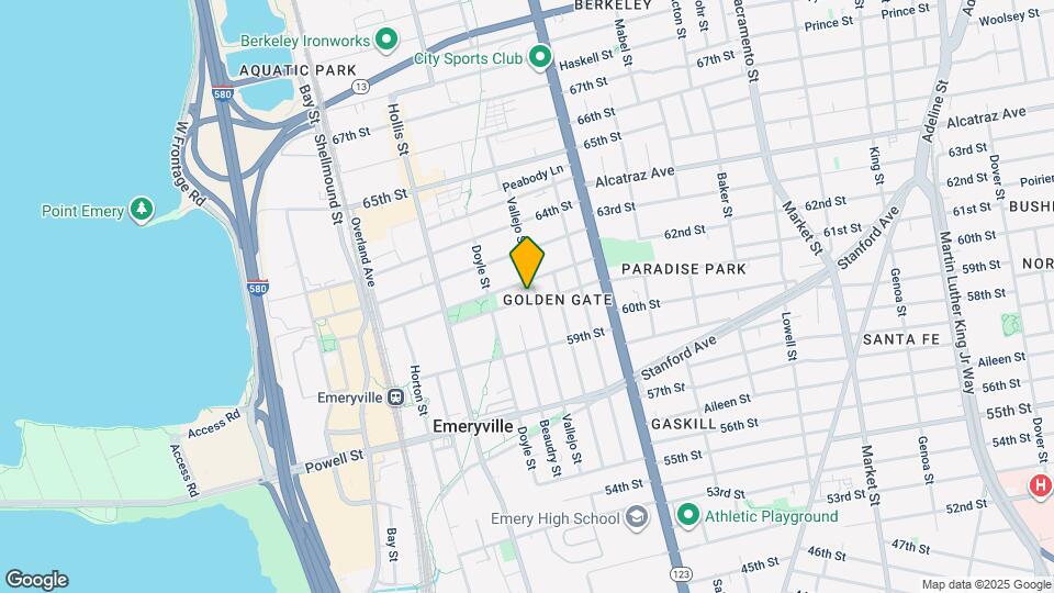 1266 61st St Map and Location Details