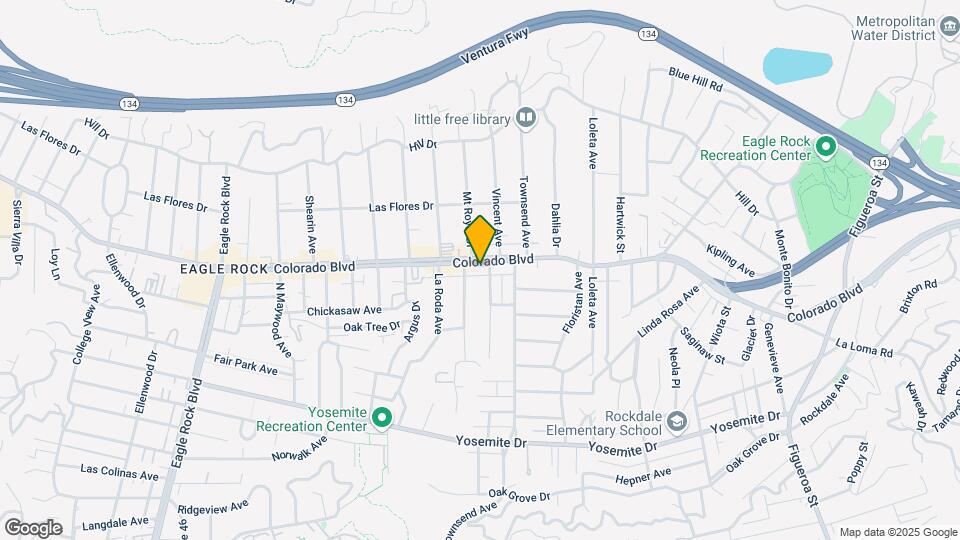 1658 Colorado Blvd Map and Location Details