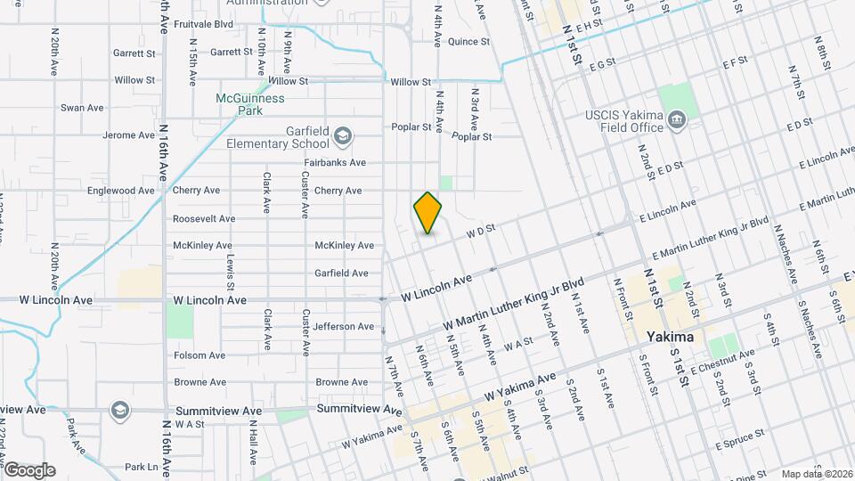 403 N 5th Ave Map and Location Details