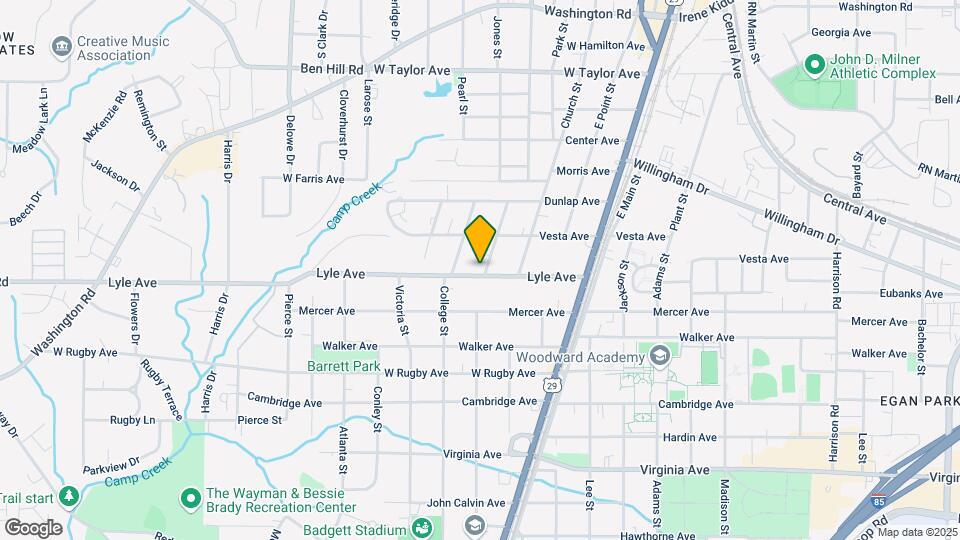 1861 Lyle Ave Map and Location Details