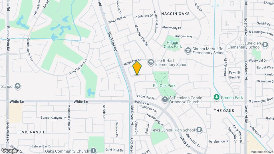 9501 Laurel Oak Way Map and Location Details