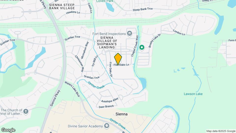 10234 Five Oaks Ln Map and Location Details