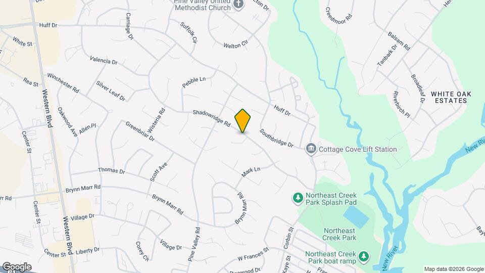 635 Shadowridge Rd Map and Location Details