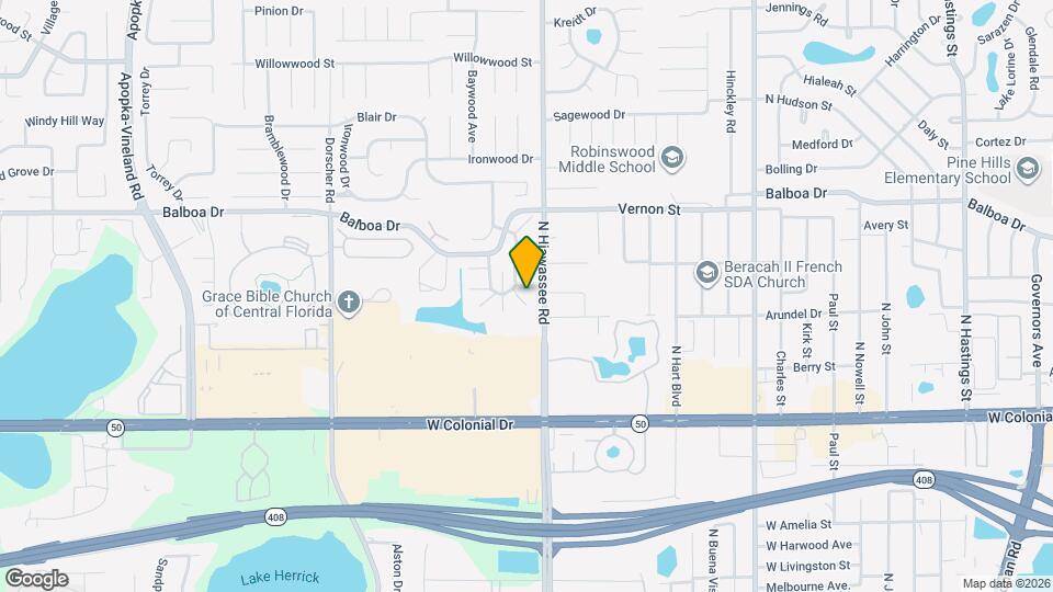 1025 Brynlor Ln Map and Location Details
