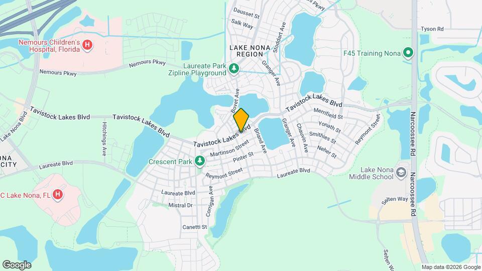 8650 Tavistock Lakes Blvd Map and Location Details