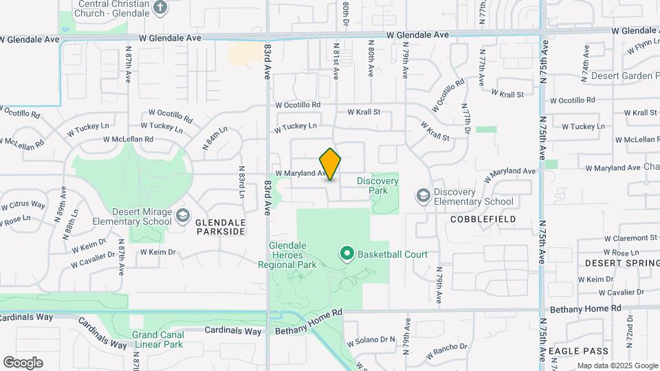 8136 W Stella Ave Map and Location Details