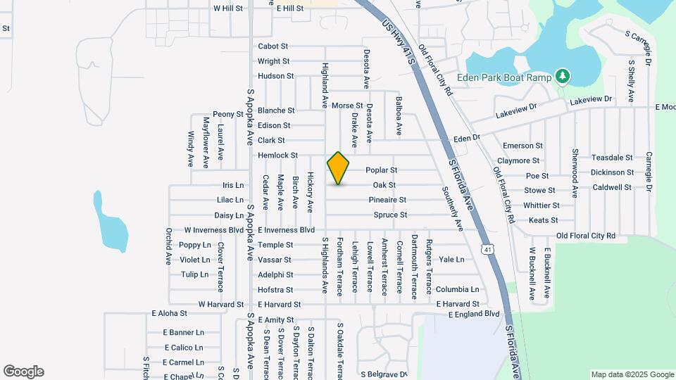 501 Oak St Map and Location Details