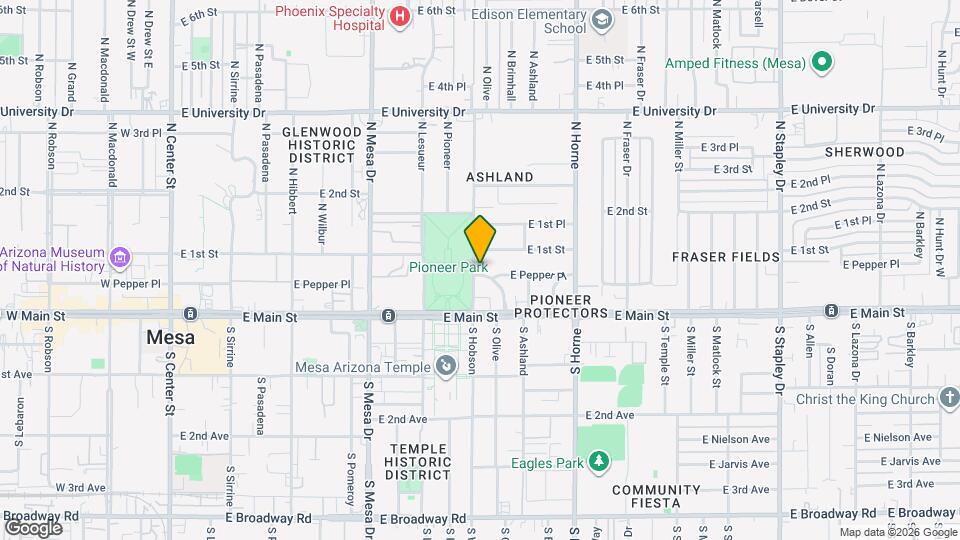 61 N Hobson Mapa y Detalles de la Ubicación