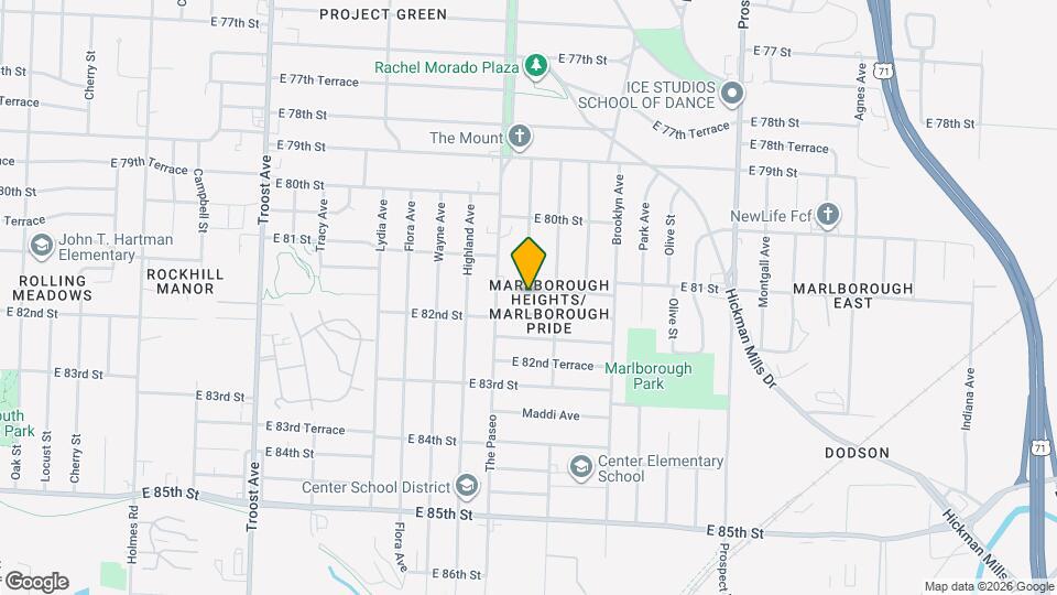 1827 E 81 St Map and Location Details