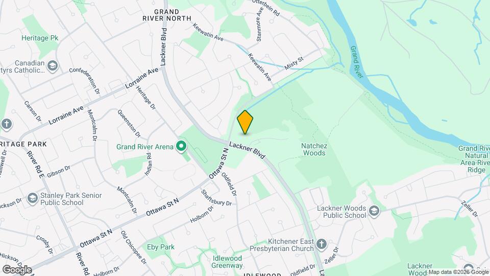 1000 Lackner Pl Map and Location Details