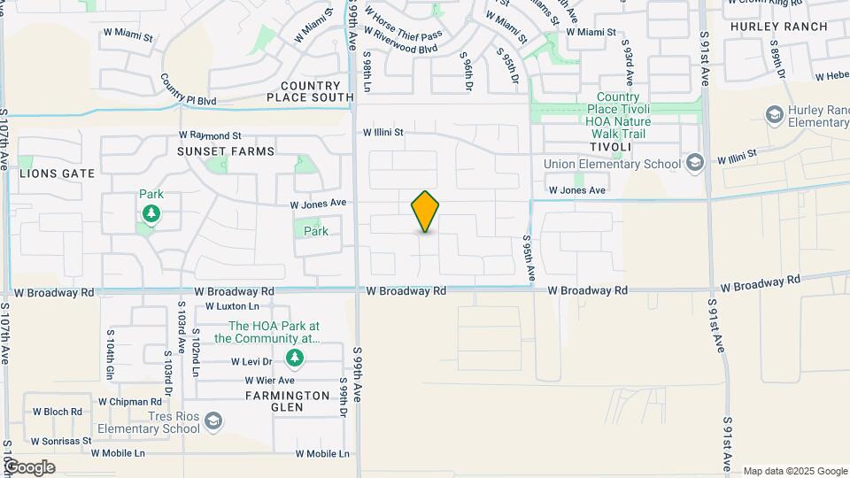 4123 S 97th Dr Map and Location Details