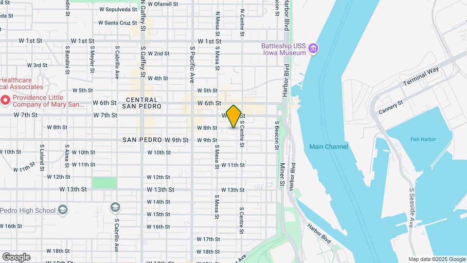 337 W 8th St Map and Location Details