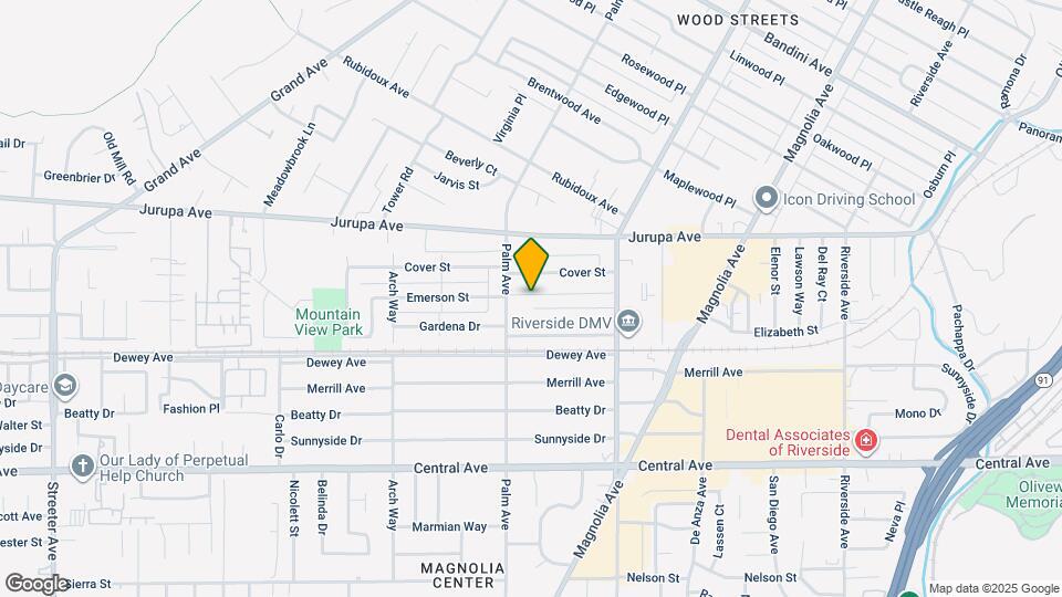 4411 Emerson St Map and Location Details