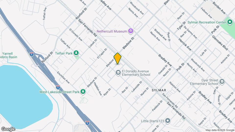15234 La Valle St Mapa y Detalles de la Ubicación