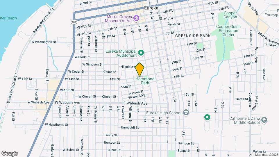 14th and E Streets Map and Location Details