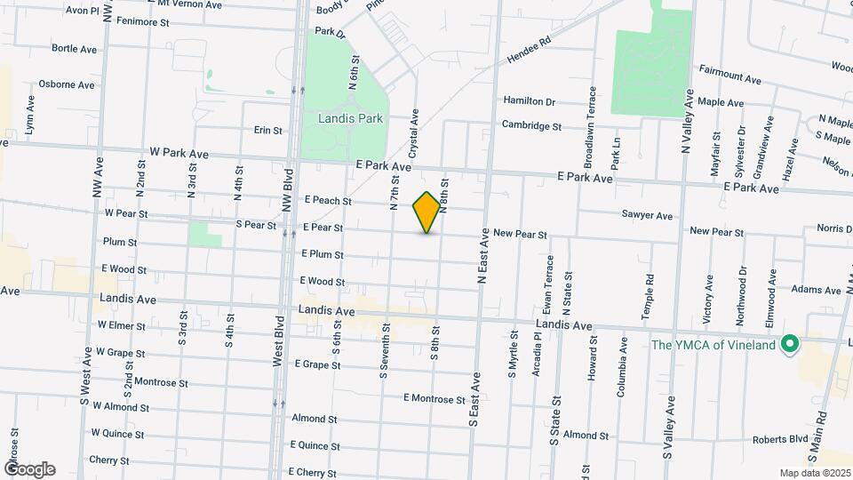 733 E Pear St Mapa y Detalles de la Ubicación