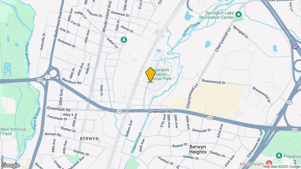 8105 Greenbelt Station Pkwy Map and Location Details
