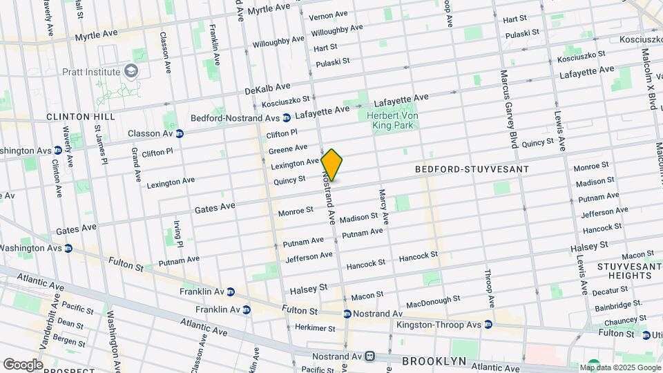 349 Nostrand Ave. Map and Location Details
