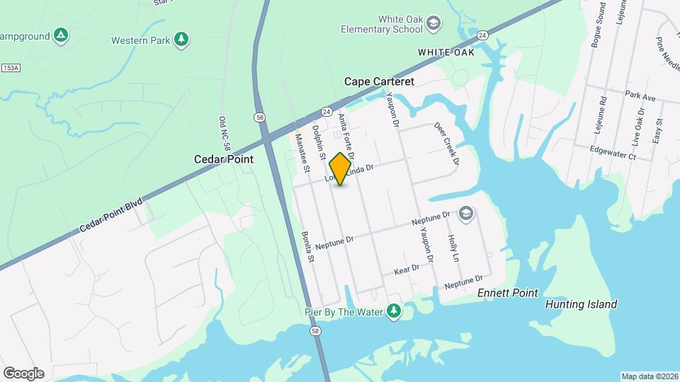 205 Dolphin St Map and Location Details