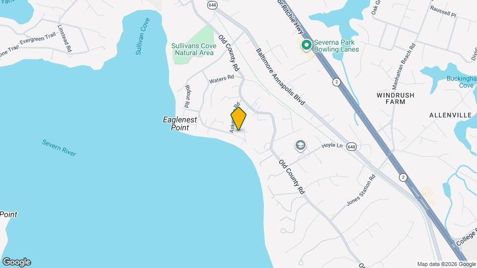 203 Severn River Rd Map and Location Details