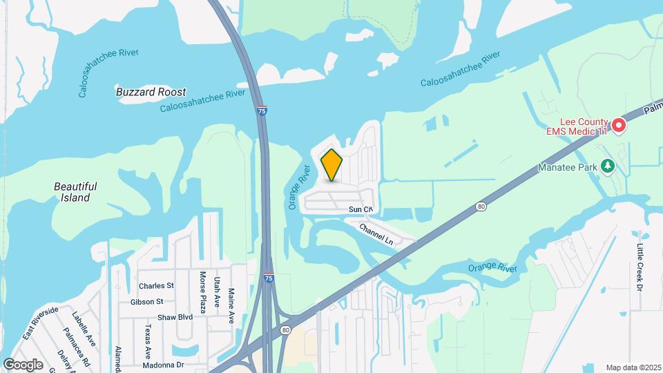 Orange Harbor Mobile Home & RV Park Mapa y Detalles de la Ubicación