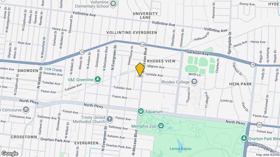 687 N McLean Blvd Mapa y Detalles de la Ubicación