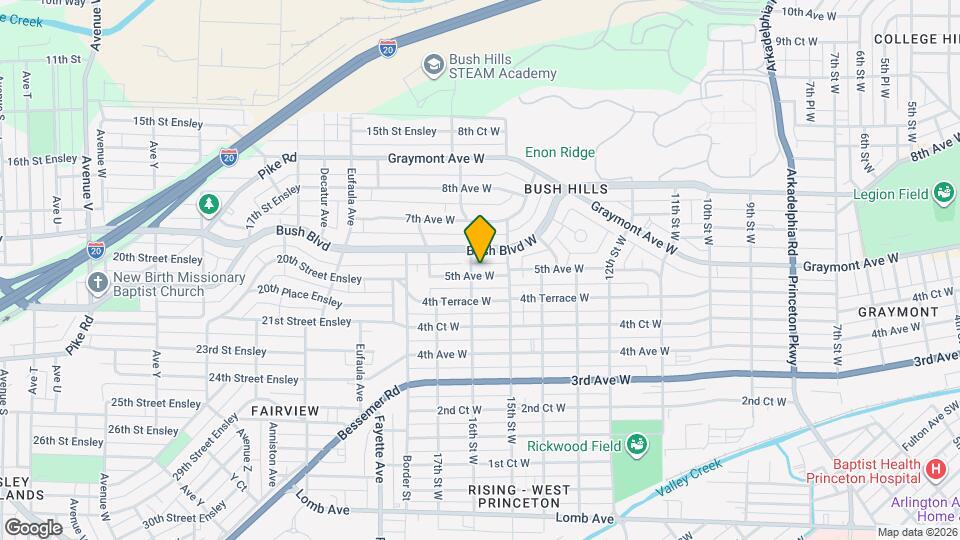 1528 5th Ave W Map and Location Details