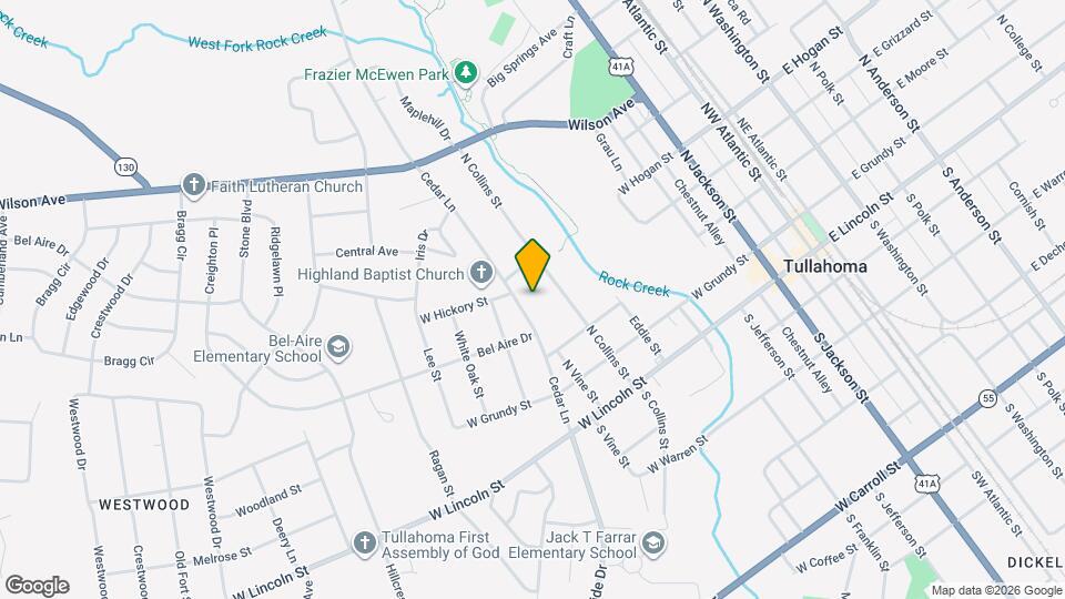 404 Cedar Ln Map and Location Details