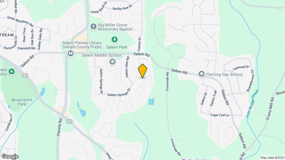 3673 Walnut Creek Way Map and Location Details