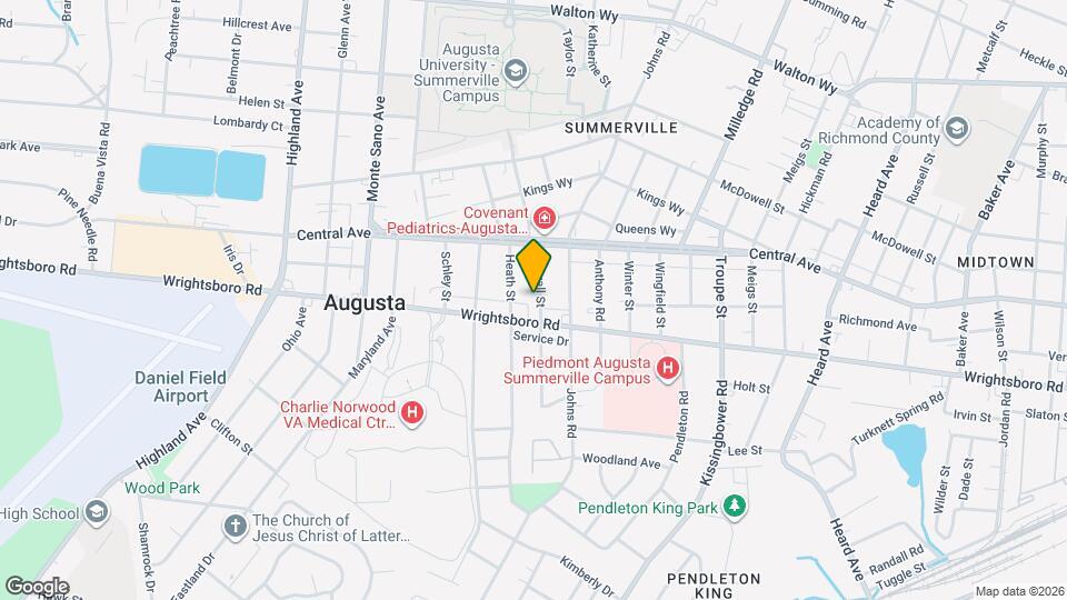 1429 Stovall St Map and Location Details