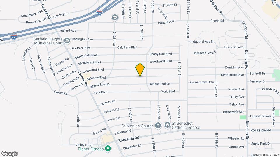 13300 Oakview Blvd Map and Location Details