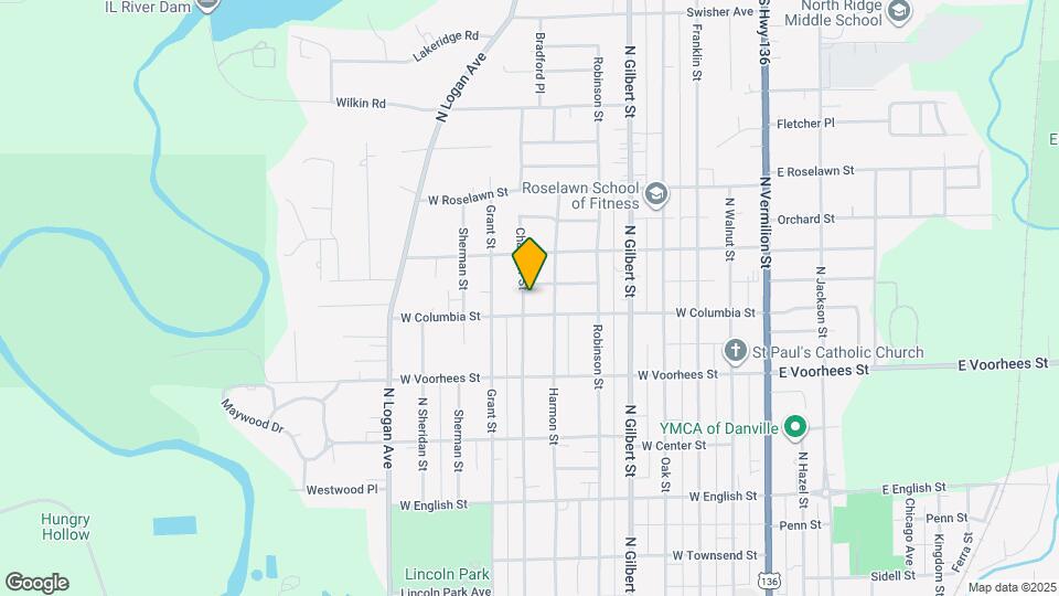 1405 Chandler St Map and Location Details