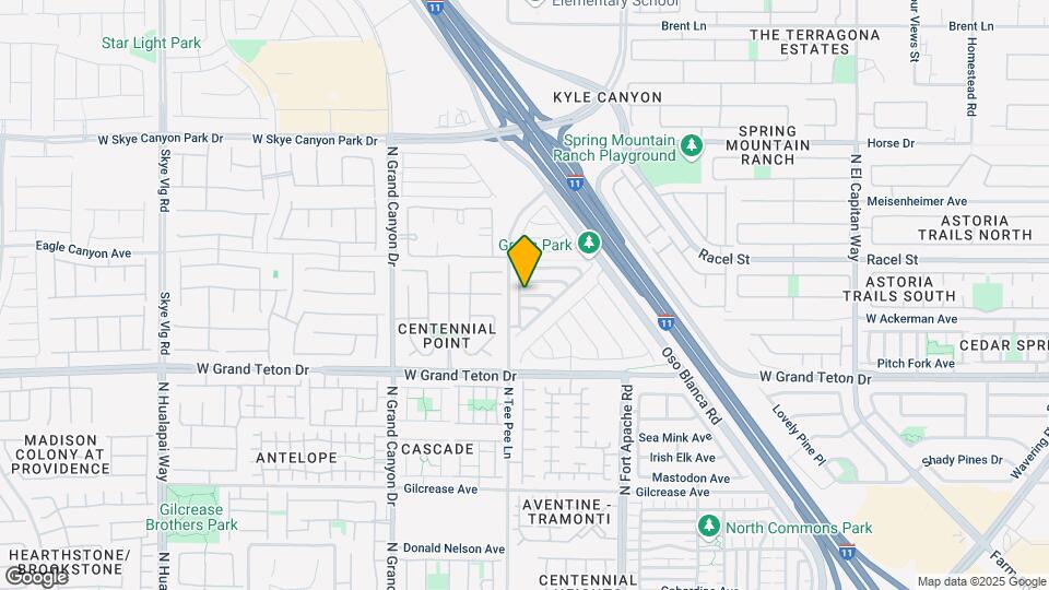 9353 W Pearblossom Sky Ave Map and Location Details
