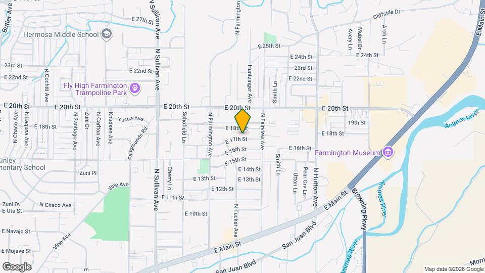 2324 E 17th St Map and Location Details