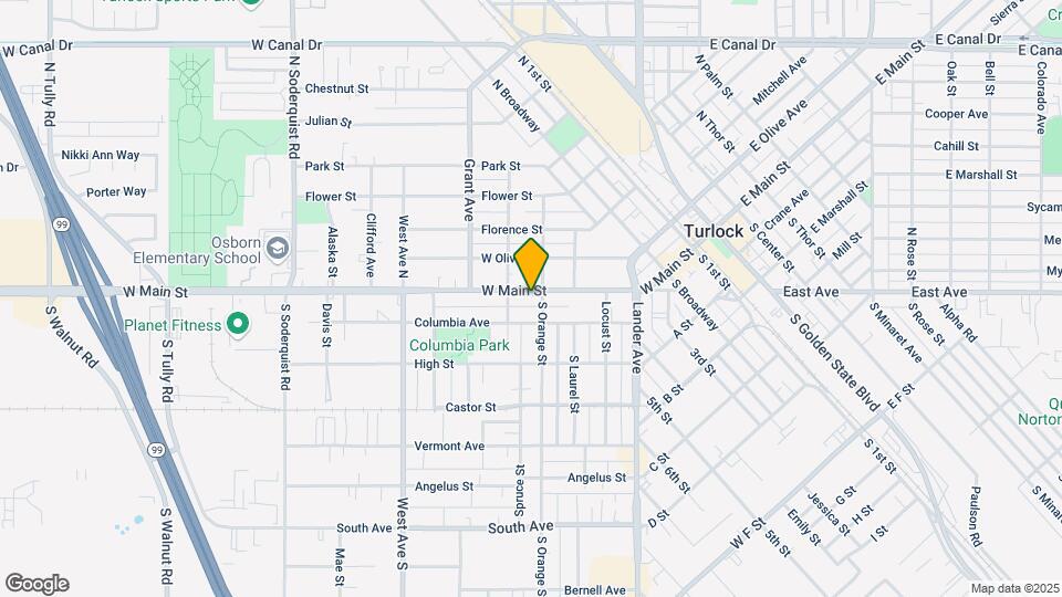 422 W Main Ave Mapa y Detalles de la Ubicación